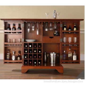 Crosley Lafayette Expandable Bar Cabinet